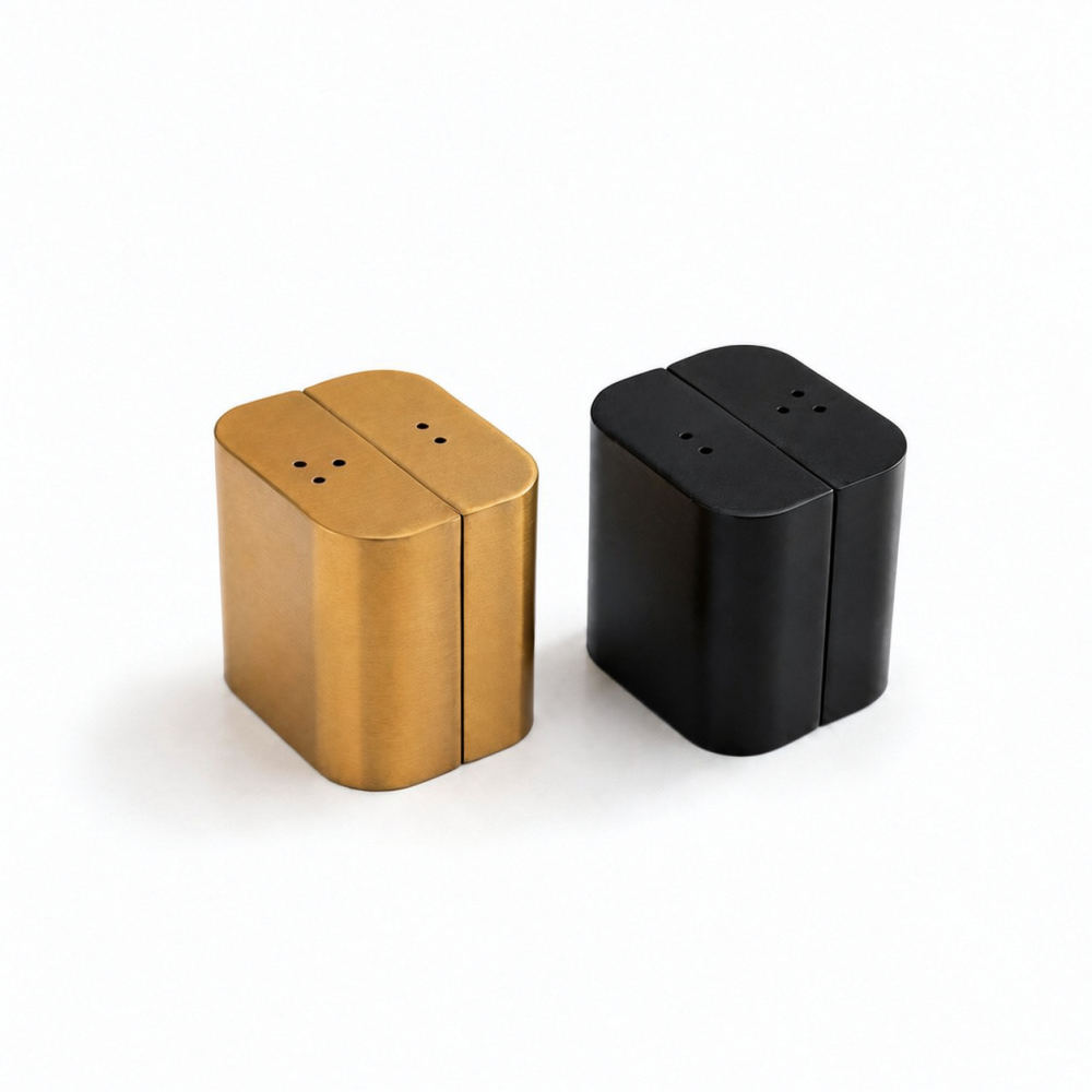 Kitchen Gadgets Gold - Recipiente para especias de acero inoxidable