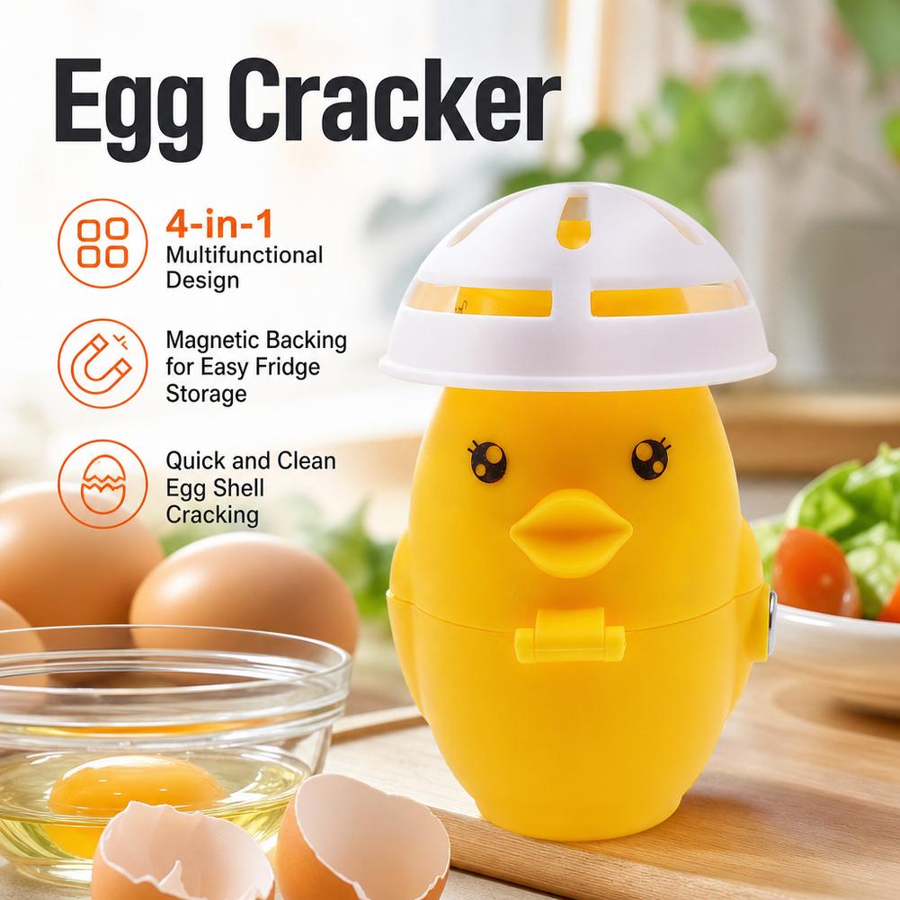 Rompehuevo 4 en 1 para Huevos  - Egg Separator Tool reseña y precio