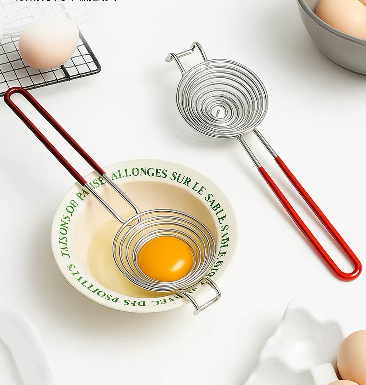 Separador de clara de huevo de - Egg Separator Tool reseña y precio