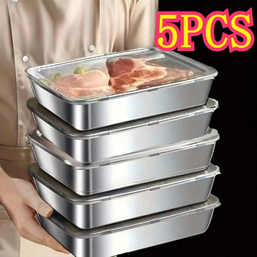 Paquete de 5 recipientes de ac - Kitchen Gadgets Organizer reseña y precio