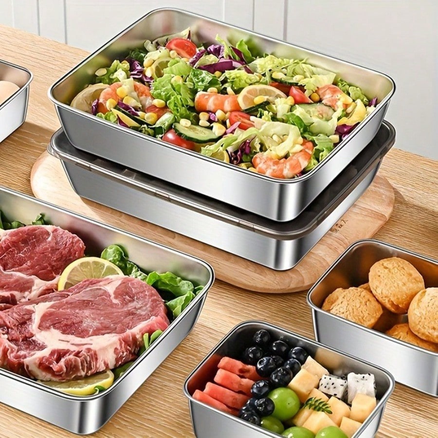 Paquete de 5 recipientes de ac - Kitchen Gadgets Organizer reseña y precio
