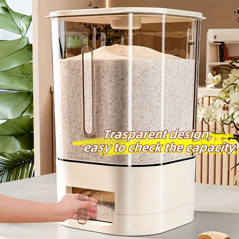 Dispensador de Arroz de 14LB,  - Kitchen Gadgets Organizer reseña y precio