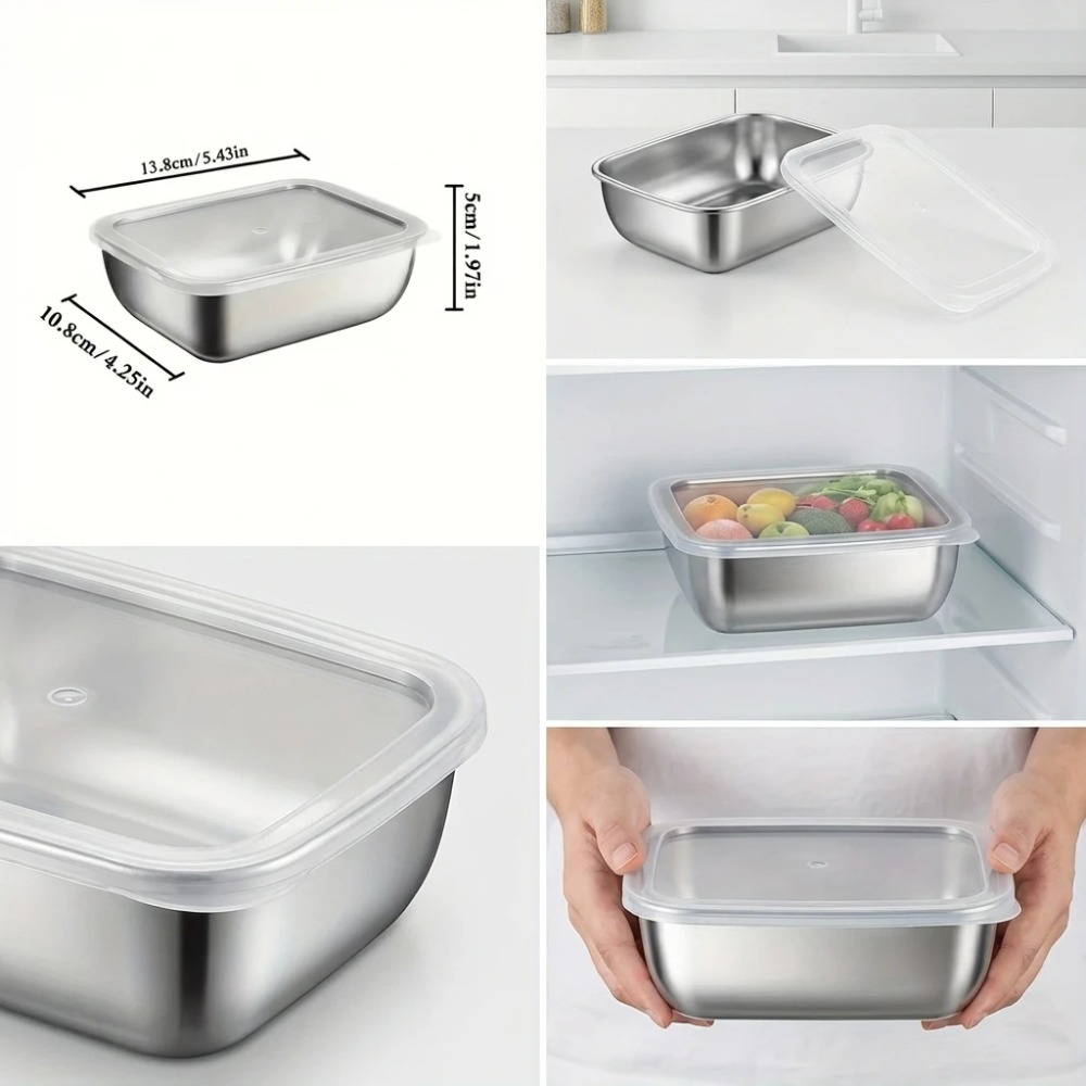 Juego de 6 Recipientes Herméti - Kitchen Gadgets Organizer reseña y precio