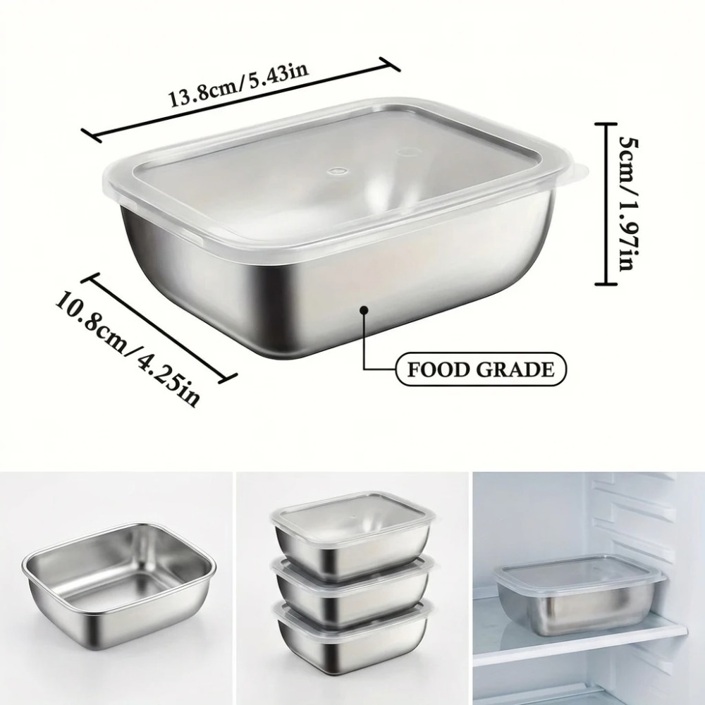 Juego de 6 Recipientes Herméti - Kitchen Gadgets Organizer reseña y precio