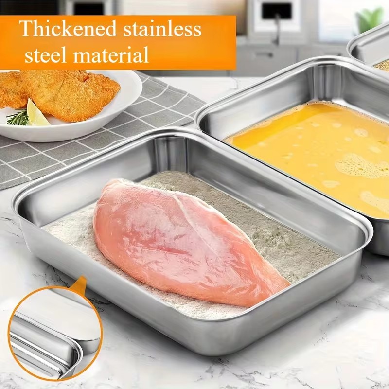 Juego de 3 recipientes de acer - Kitchen Gadgets Organizer reseña y precio