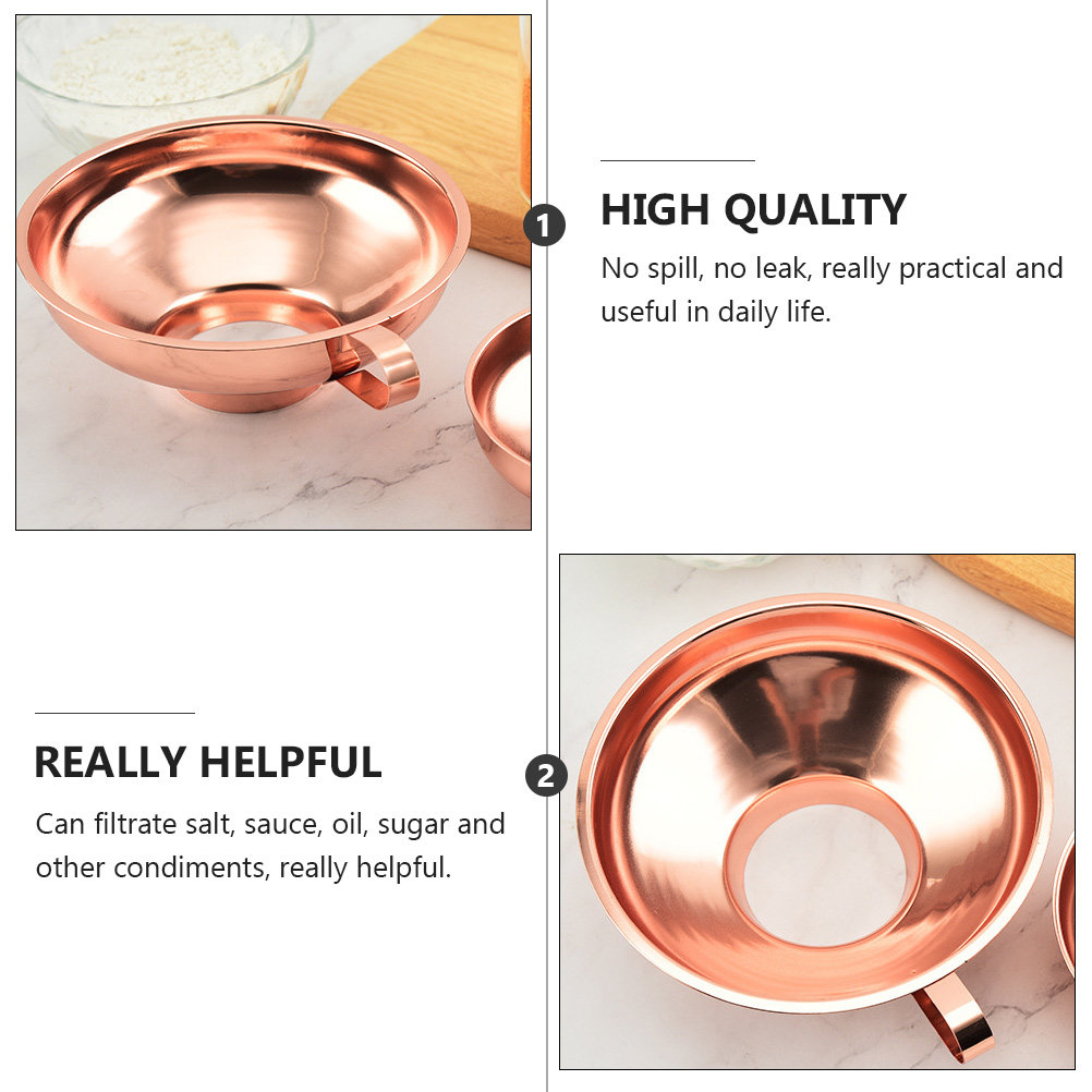 1 unidad de embudo de acero in - Kitchen Gadgets Gold reseña y precio